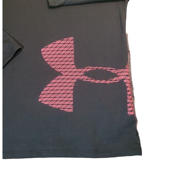 Under Armour Women’s Tech Long Sleeve Tee – Black & Red Logo, Size S EUC - Picture 3 of 10
